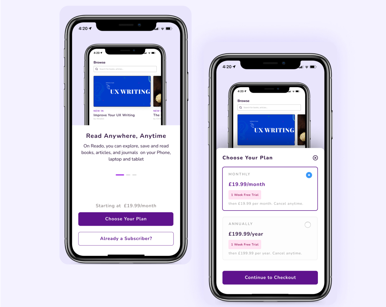 CHECKOUT EXPLORATION FOR TROREADER
